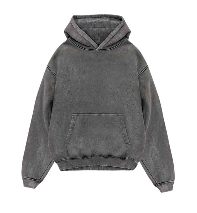 Acid Wash Oversized Hoodie 430 GSM - Athleisurebasics