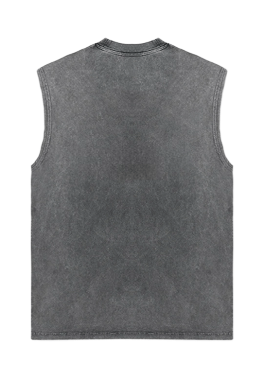 Oversized Acid Wash Tank Top 220 GSM - Athleisurebasics