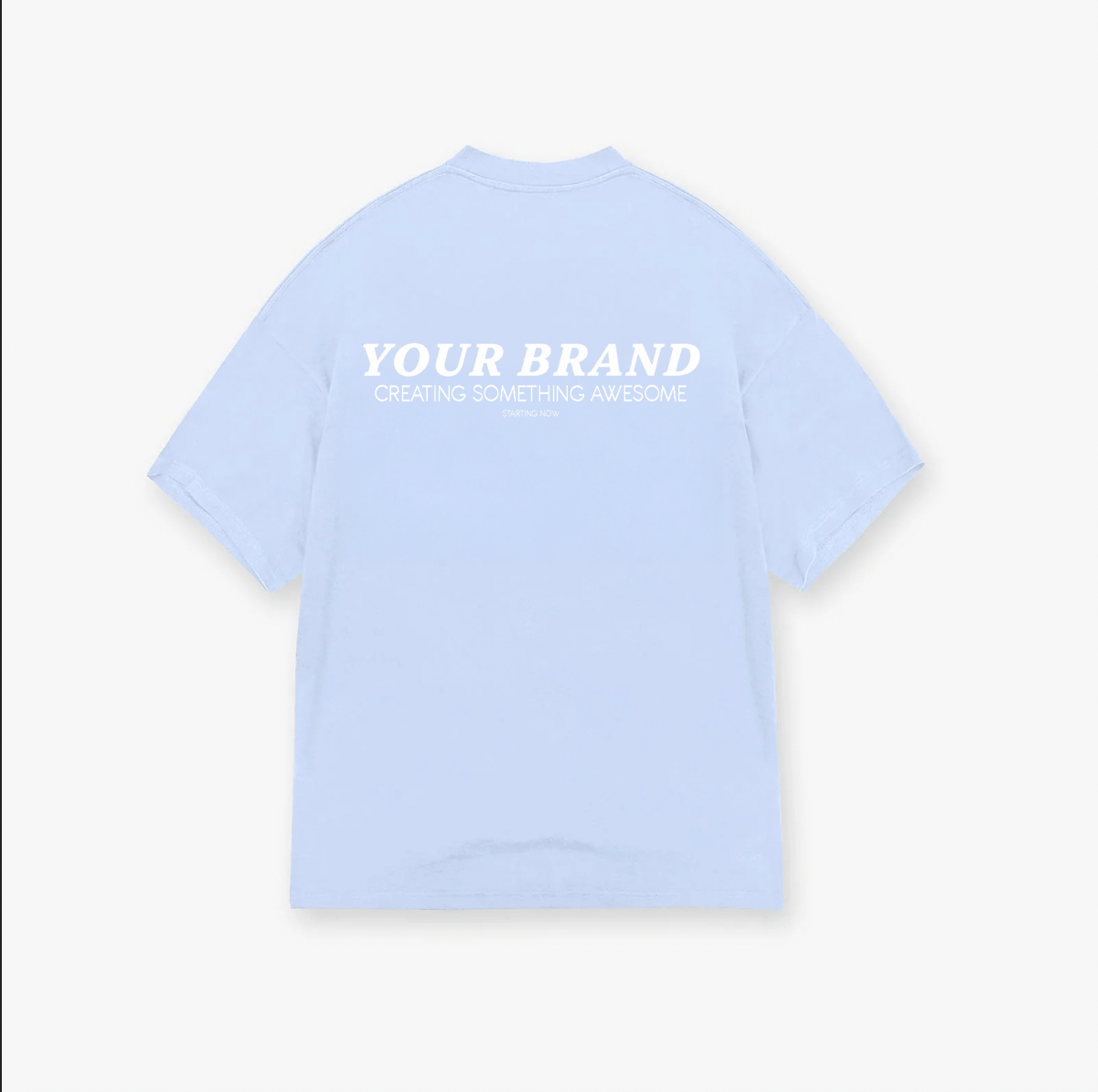 Oversized Drop Shoulder T-Shirt – Premium Streetwear Blank (Heavyweight Cotton) - Athleisurebasics