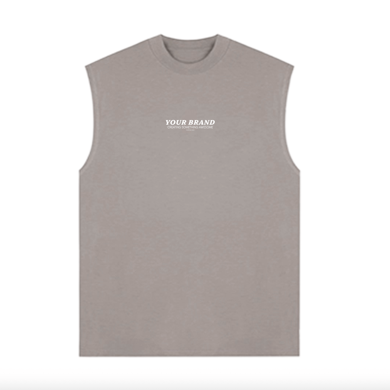 Oversized Drop Shoulder Tank Top – Premium Streetwear Blank (Heavyweight Cotton) - Athleisurebasics