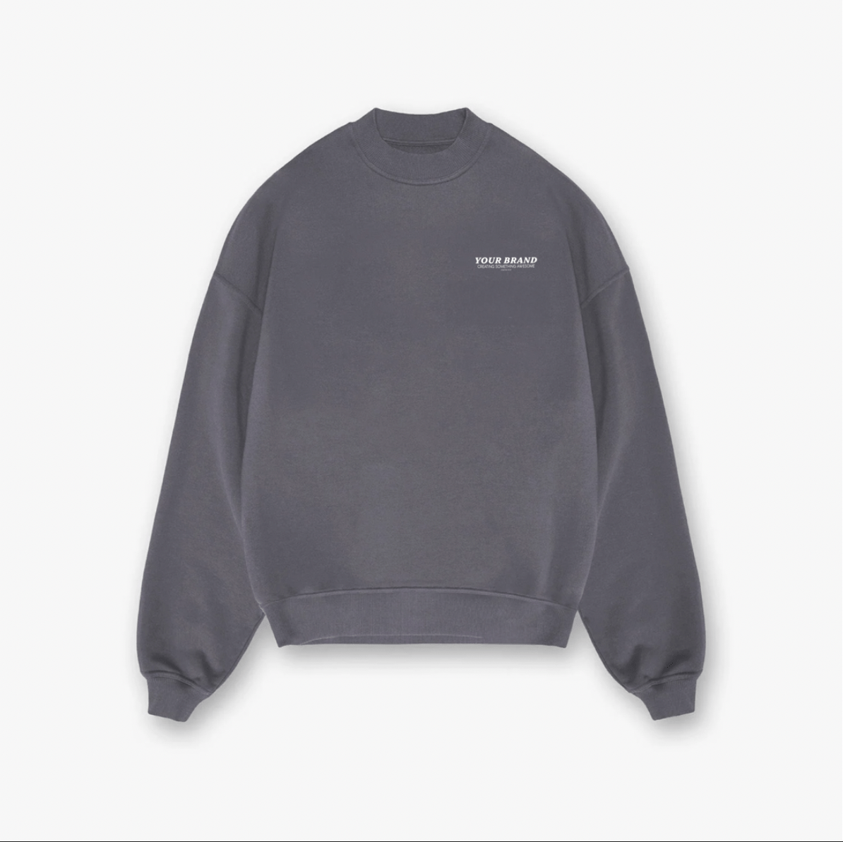 Oversized Sweatshirt – Heavyweight French Terry Blank for Premium Customization - Athleisurebasics