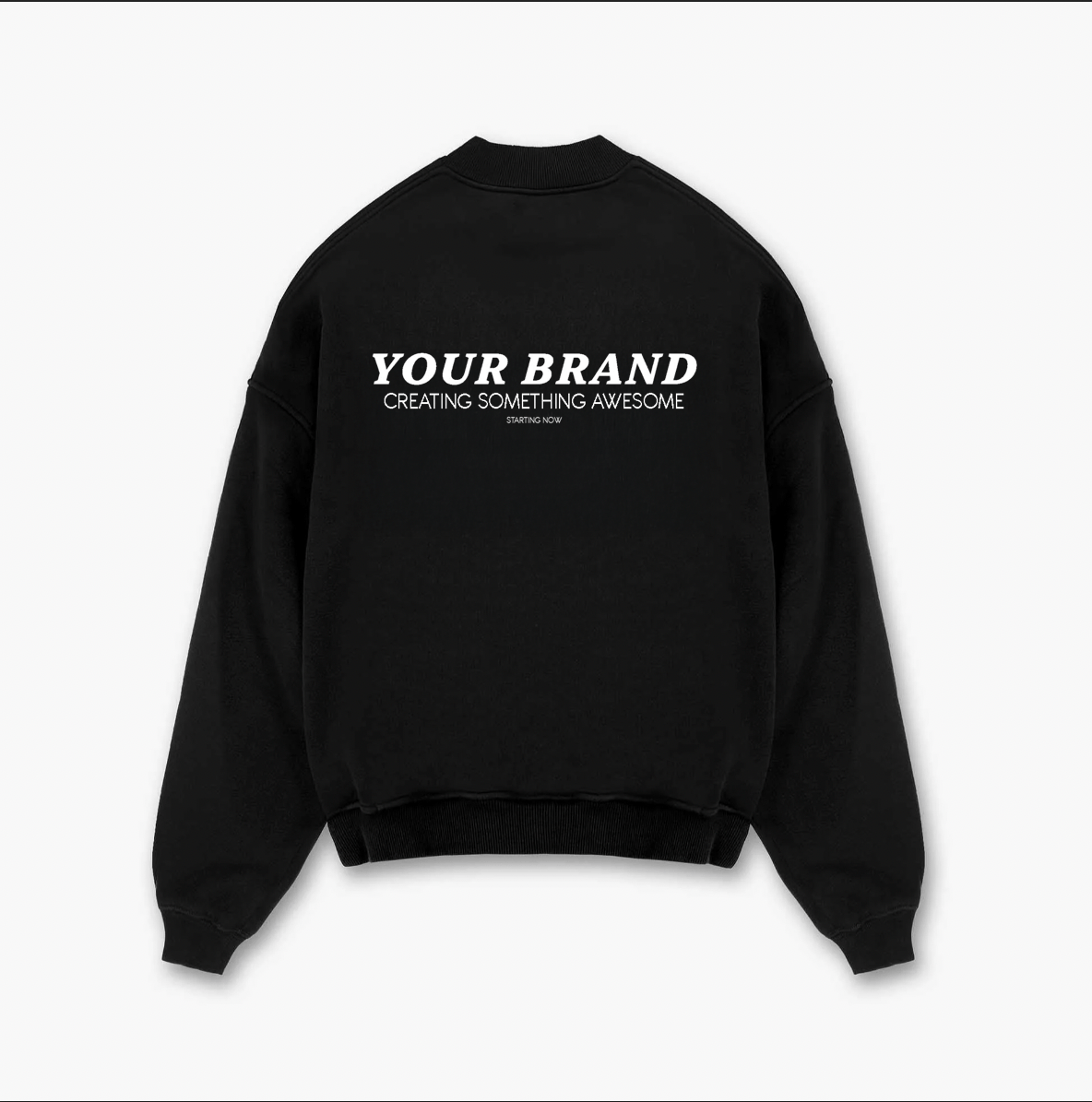 Oversized Sweatshirt – Heavyweight French Terry Blank for Premium Customization - Athleisurebasics