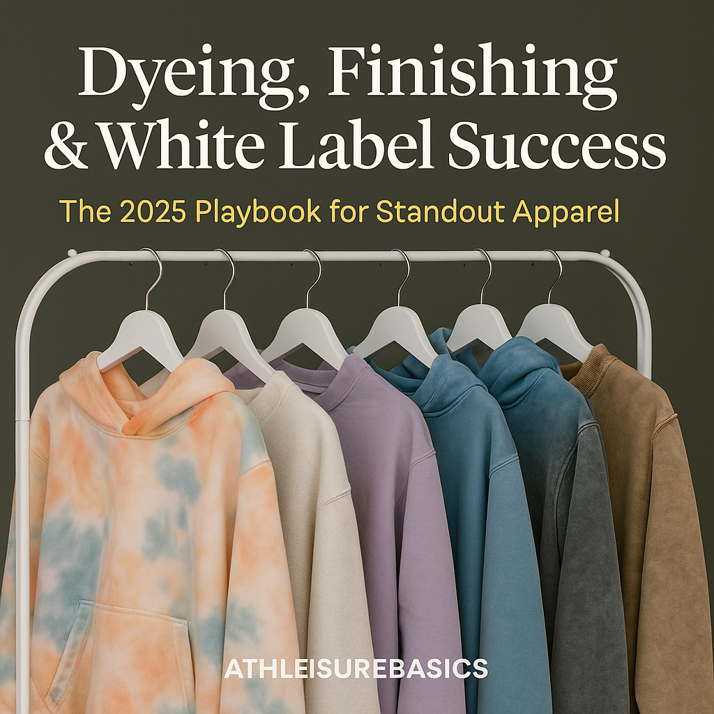 Dyeing, Finishing & White Label Success - The 2025 Playbook for Standout Apparel
