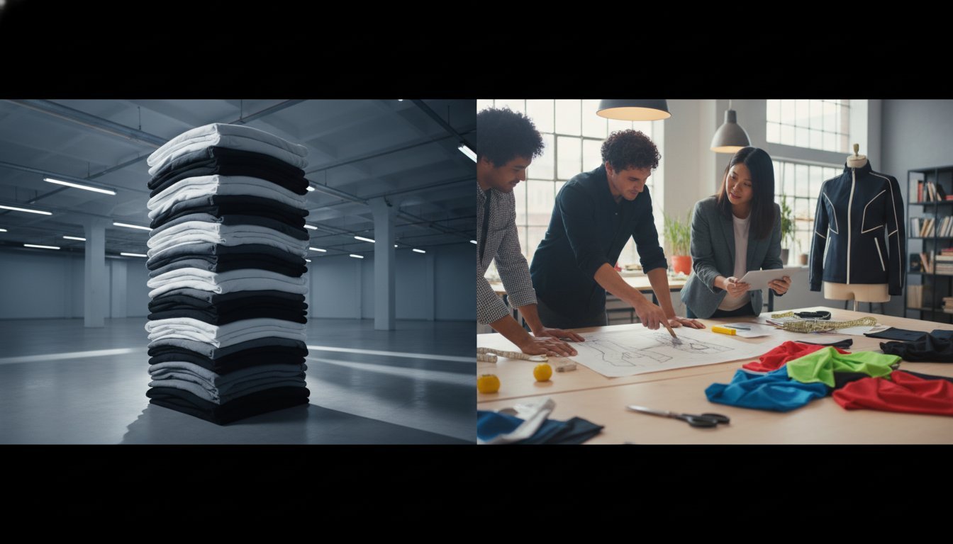 When to Switch to Custom Apparel Production: A Strategic Guide for Growing Brands - Athleisurebasics