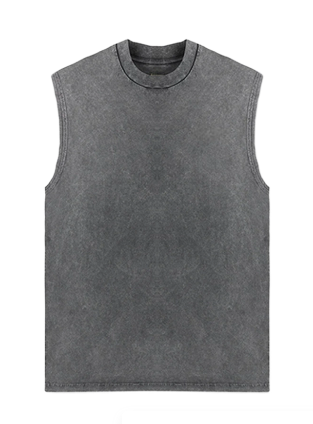Oversized Acid Wash Tank Top 220 GSM