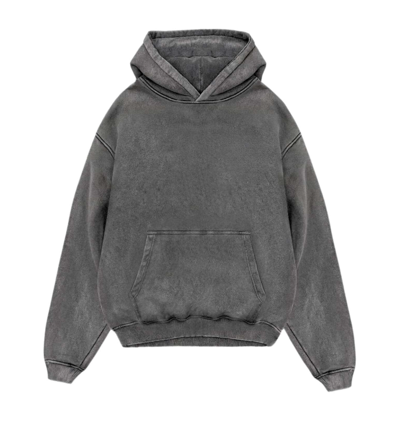 Acid Wash Oversized Hoodie 430 GSM