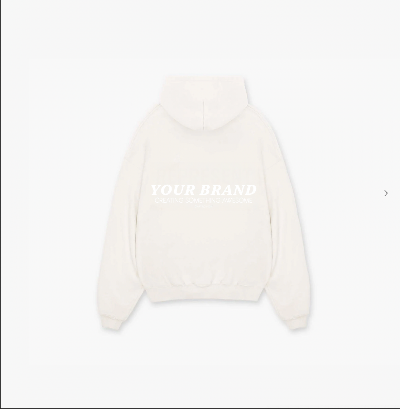 Oversized Drop Shoulder Hoodie – Luxury Heavyweight Blank (French Terry)