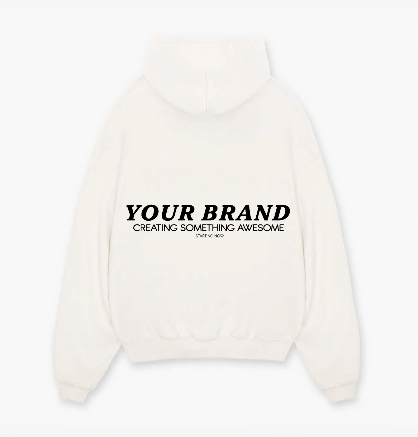 Oversized Drop Shoulder Hoodie – Luxury Heavyweight Blank (French Terry)