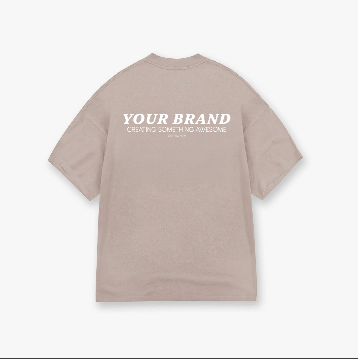 Oversized Drop Shoulder T-Shirt – Premium Streetwear Blank (Heavyweight Cotton)