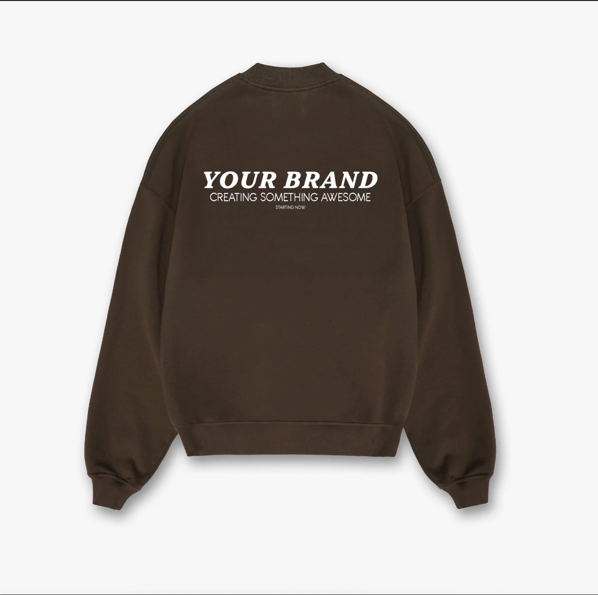 Oversized Sweatshirt – Heavyweight French Terry Blank for Premium Customization