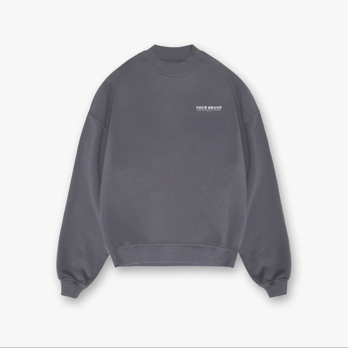 Oversized Sweatshirt – Heavyweight French Terry Blank for Premium Customization