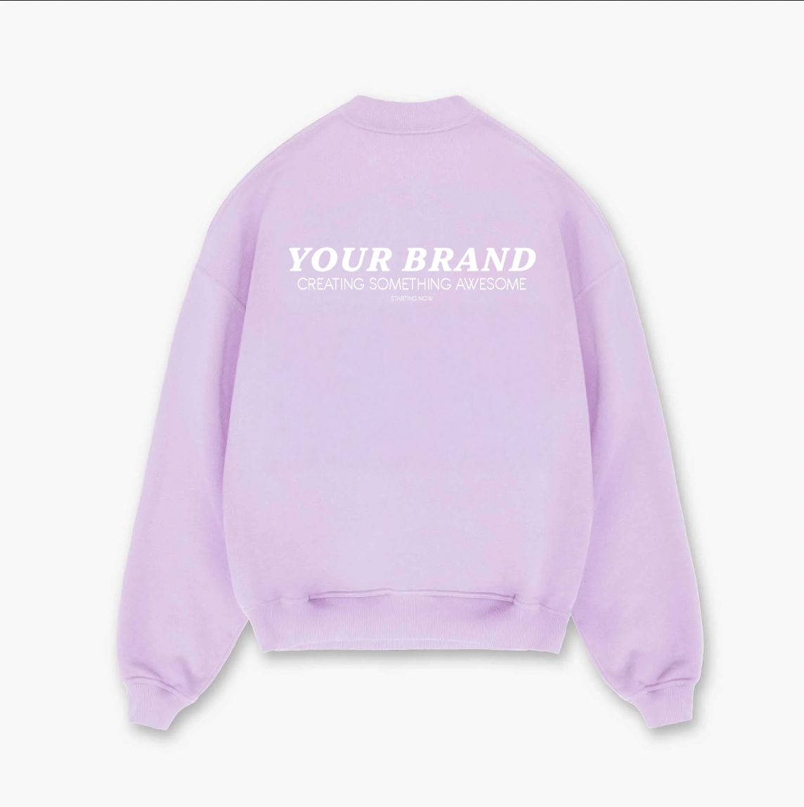 Oversized Sweatshirt – Heavyweight French Terry Blank for Premium Customization