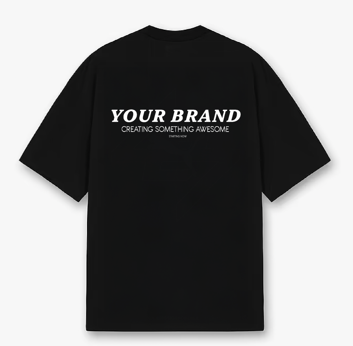 Oversized Drop Shoulder T-Shirt – Premium Streetwear Blank (Heavyweight Cotton)