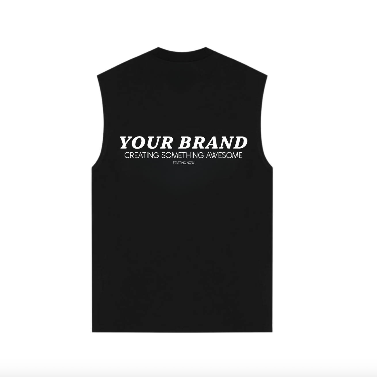 Oversized Drop Shoulder Tank Top – Premium Streetwear Blank (Heavyweight Cotton)