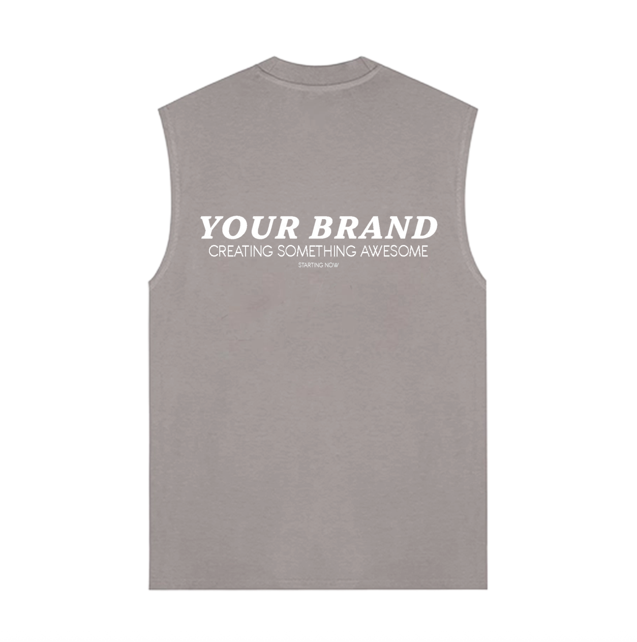 Oversized Drop Shoulder Tank Top – Premium Streetwear Blank (Heavyweight Cotton)
