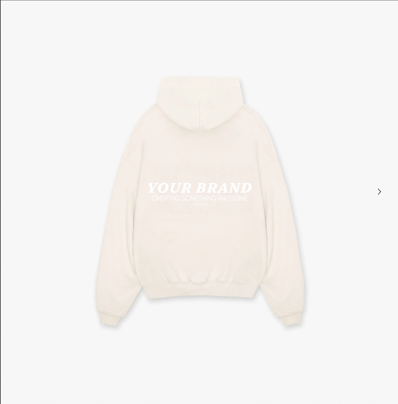 Oversized Drop Shoulder Hoodie – Luxury Heavyweight Blank (French Terry) - Athleisurebasics