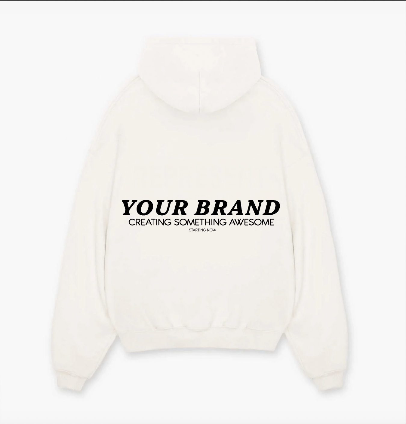 Oversized Drop Shoulder Hoodie – Luxury Heavyweight Blank (French Terry) - Athleisurebasics