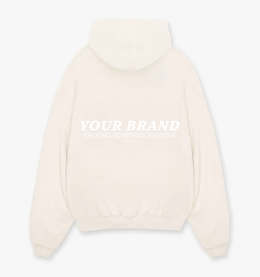 Oversized Drop Shoulder Hoodie – Luxury Heavyweight Blank (French Terry) - Athleisurebasics