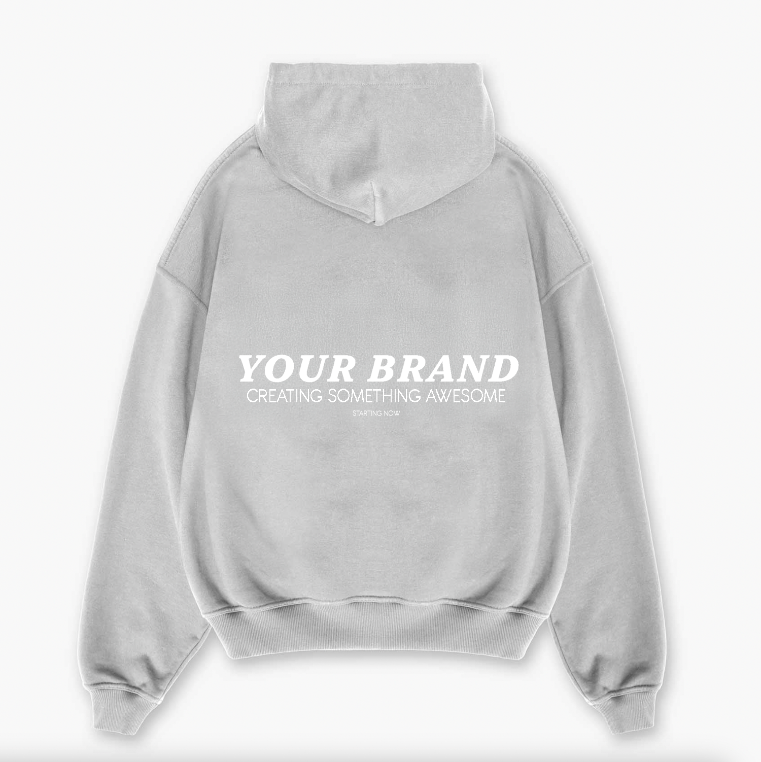 Oversized Drop Shoulder Hoodie – Luxury Heavyweight Blank (French Terry) - Athleisurebasics