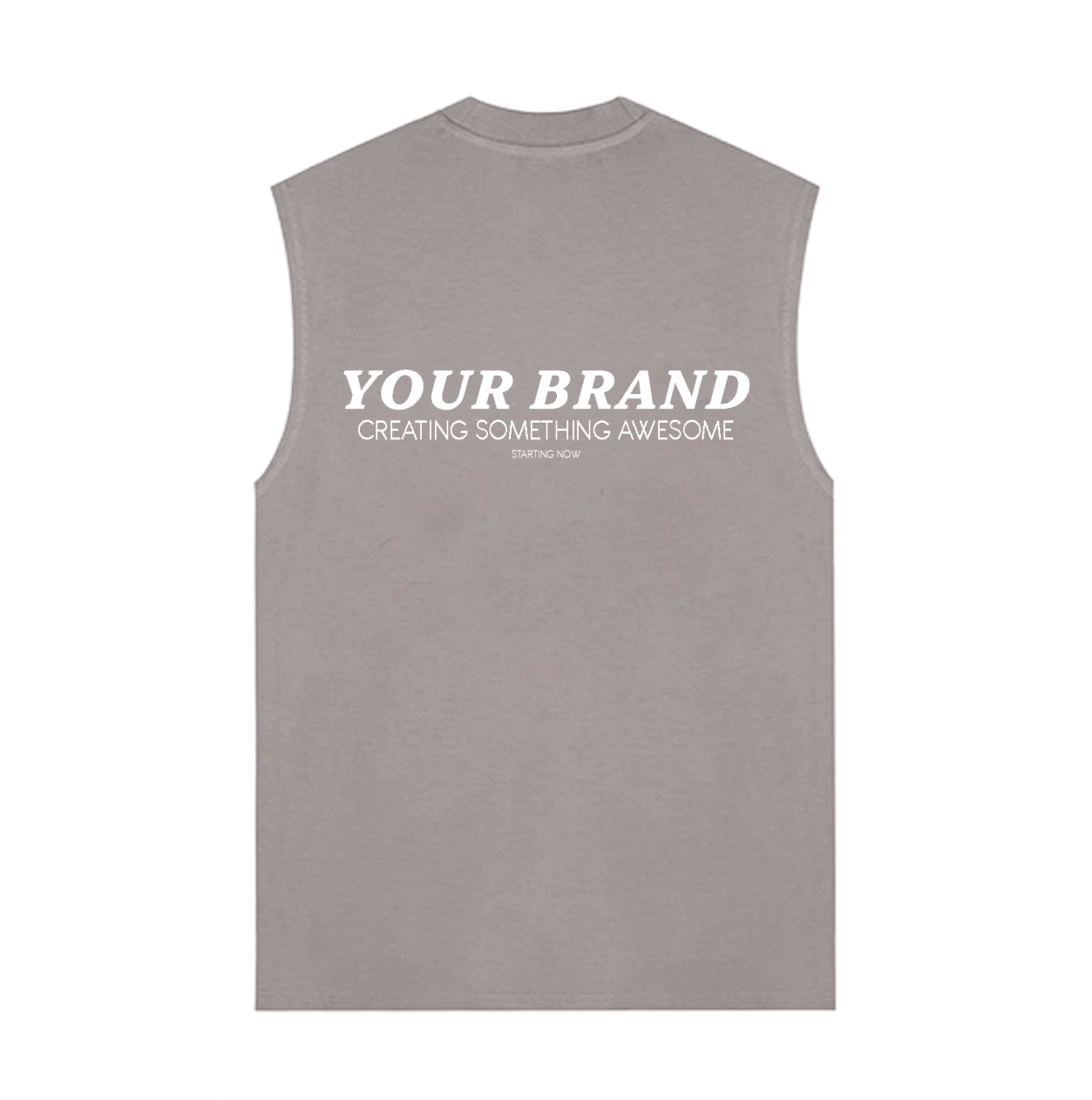 Oversized Drop Shoulder Tank Top – Premium Streetwear Blank (Heavyweight Cotton) - Athleisurebasics