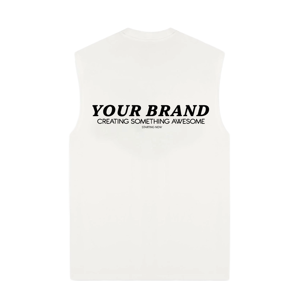 Oversized Drop Shoulder Tank Top – Premium Streetwear Blank (Heavyweight Cotton) - Athleisurebasics